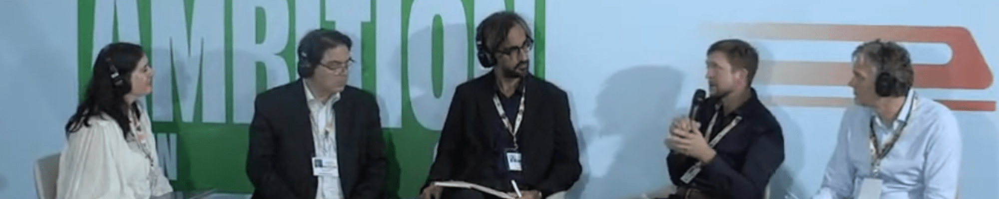 Photo of a panel discussion